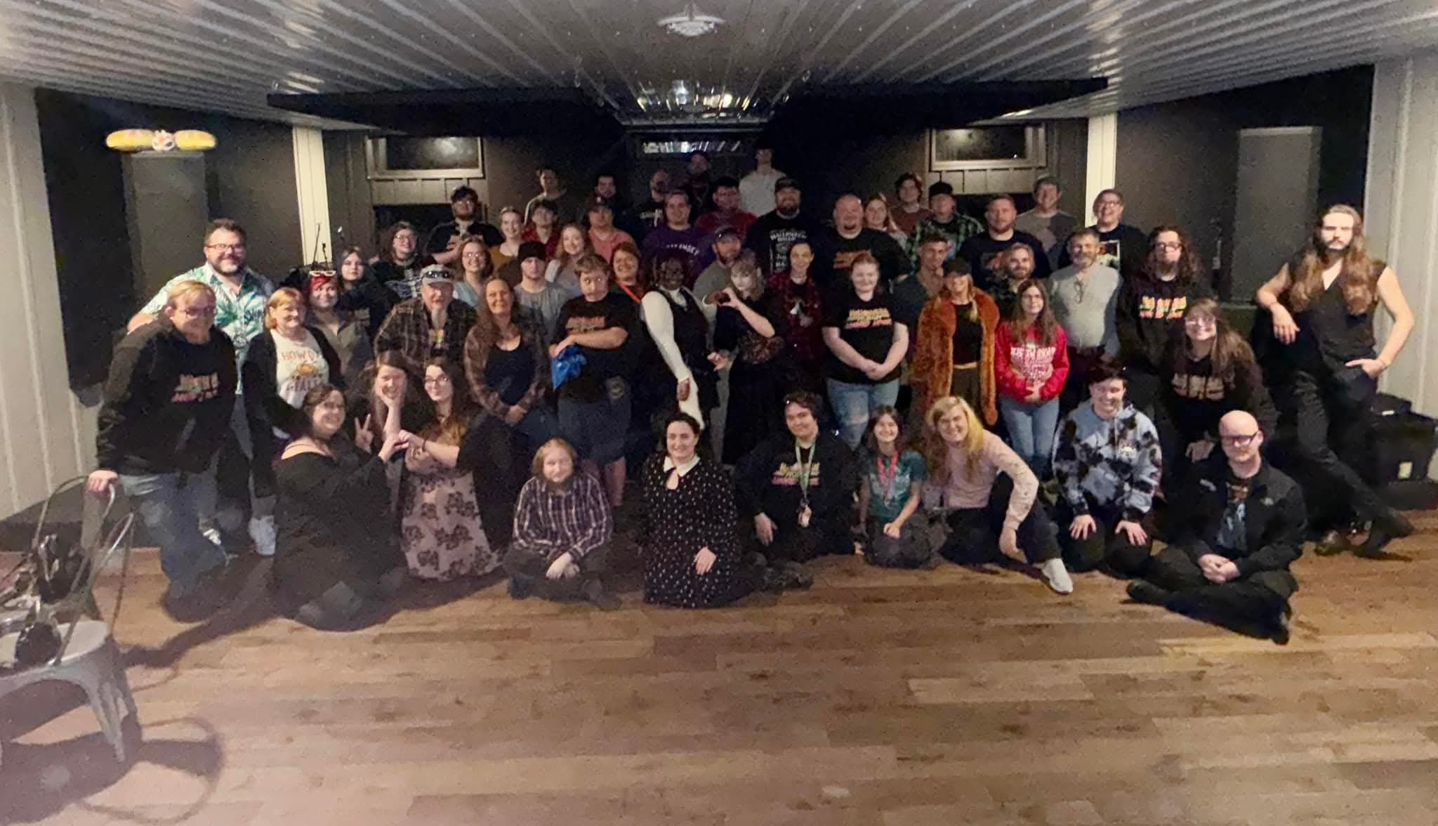 Halloween Hollow 2025 crew group photo