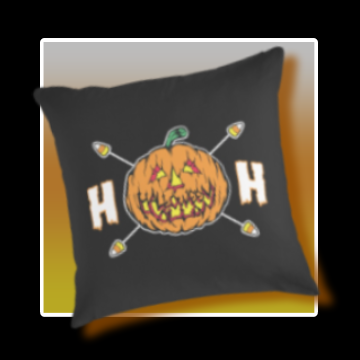 Halloween Hollow throw pillow